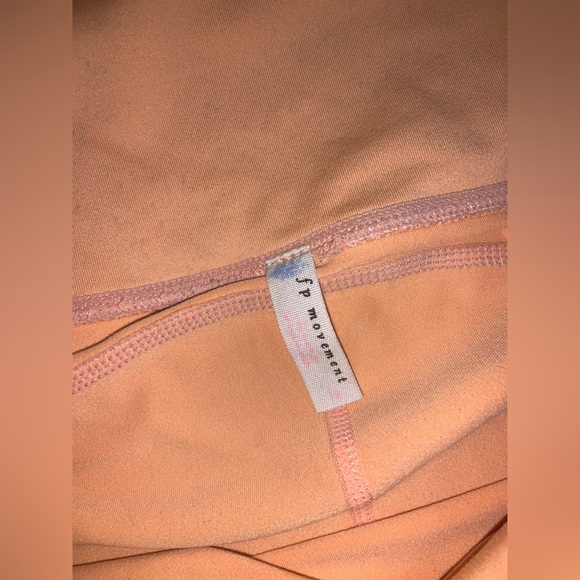 Just peachy Free People You're A Peach Leggings medium boho activewear spring - Picture 7 of 10